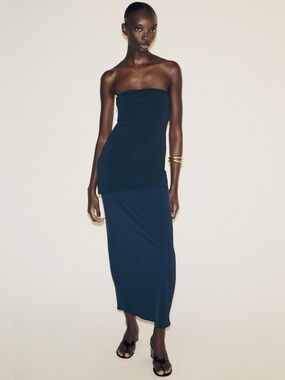 zara linen blend ruched dress Zara | Dresses | Linen Blend Ruched Dress Zara Green M Nwt